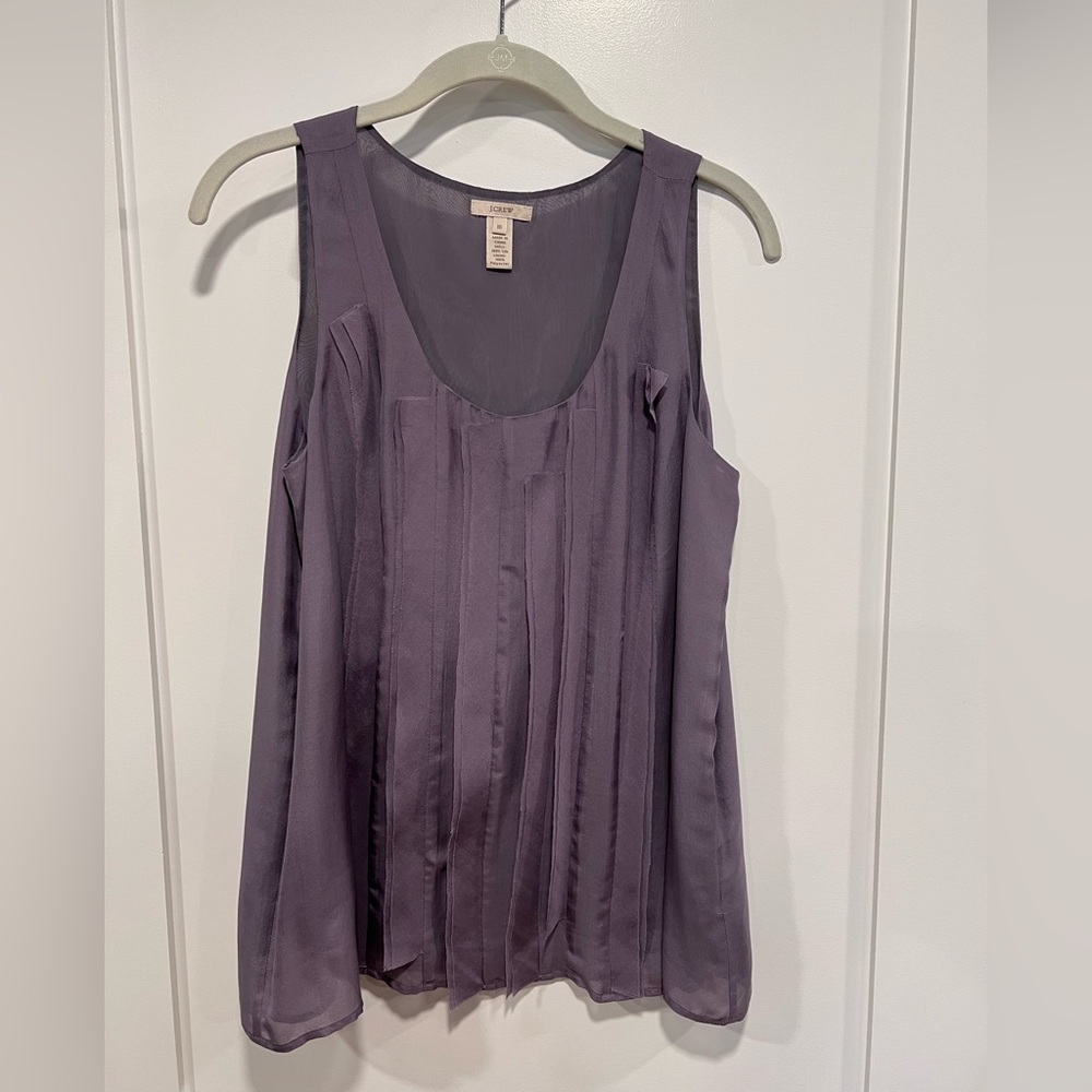 JCrew Silk Sleeveless Top size 10